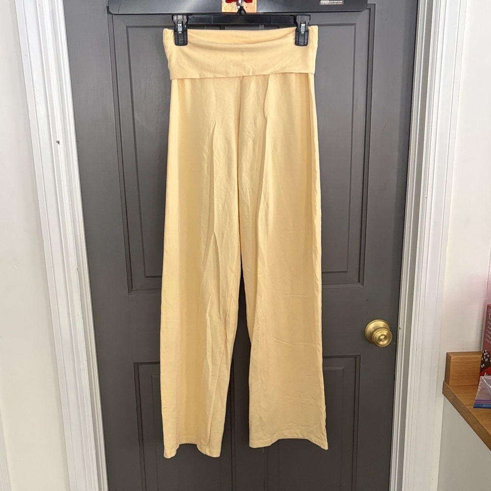 Brandy Melville Pricilla Pants Yellow
